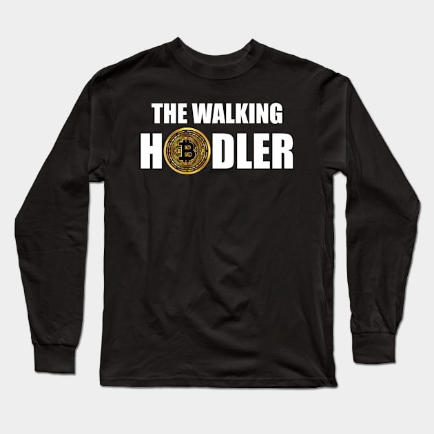 Crypto Investor - The walking hodler w Long Sleeve T-Shirt by KC Happy Shop